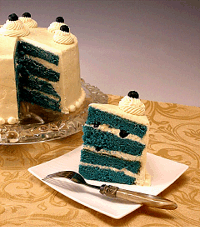 Blue Velvet Chiffon Layer Cake Recipe