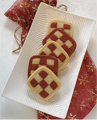 Red Velvet Checkerboard Cookies Recipe
