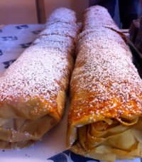 Apple Strudel from Russ & Daughters Deli, New York City, photo by Sarah Phillips