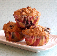 Blueberry Streusel Topped Muffins Recipe