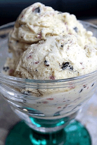 Organic Chocolate Chip and Raspberry Vanilla Bean Ice Cream Recipe 