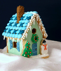 Christmas Cookie Cottage Tutorial Recipe