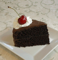 Healthy Oven Chocolate Fudge Cake Recipe