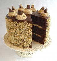 Ultimate Chocolate Snickers Butter Cake Recioe