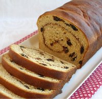 Cinnamon Swirl Raisin Bread Recipe