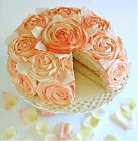Shabby Chic Rose Cake Recipe