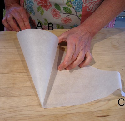 Learn How to Fold a Parchment Bag for Piping 