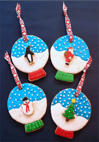Snow Globe Cookie Ornaments Recipe
