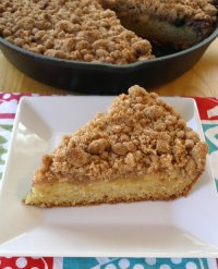 Fresh Fruit Crumb Skillet Coffee Cake Recipe Tutorial