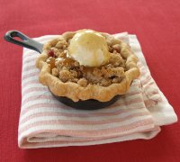 Peach Melba Mini Skillet Pies Tutorial